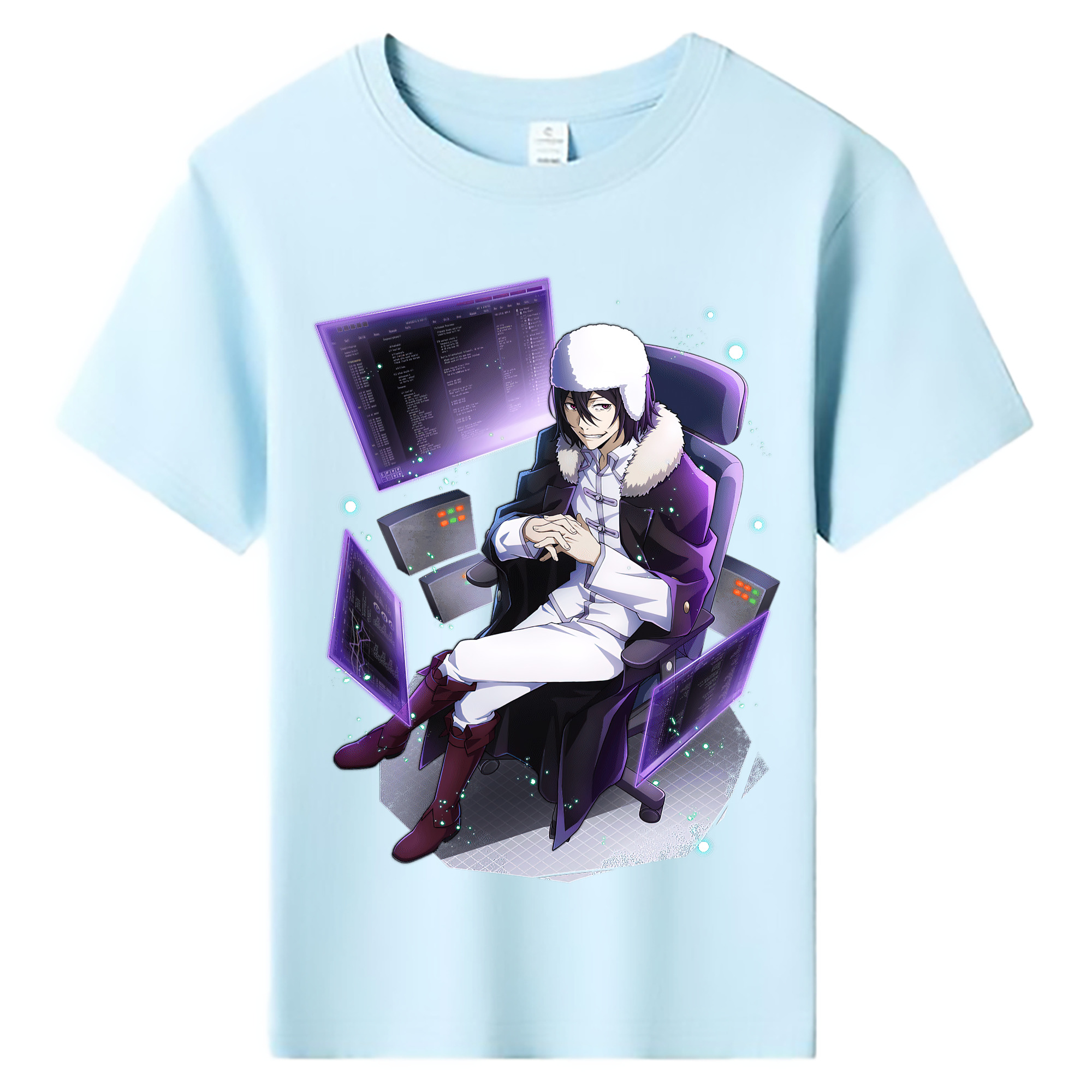 （画像用） 文豪ストレイドッグス Bungo Stray Dogs 綿100％キッズTシャツ（フロントプリント）